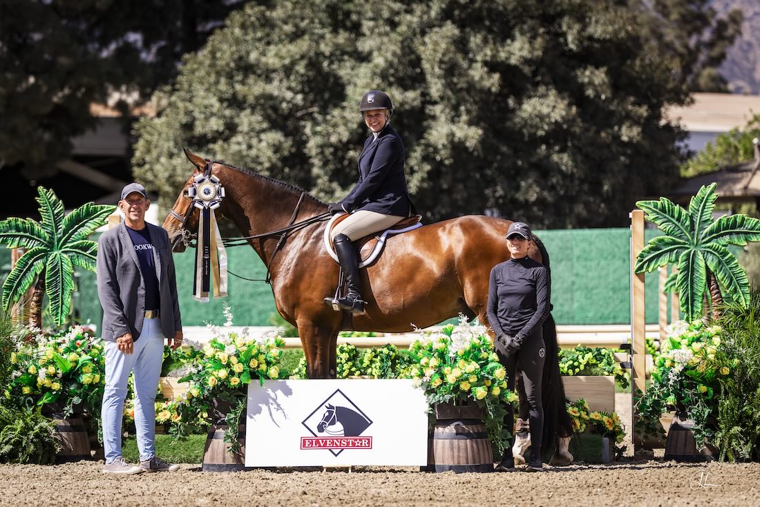 Jaime Krupnick and Troubadour Adult Equitation Champion 2026 Pacific Ridge Summer 2